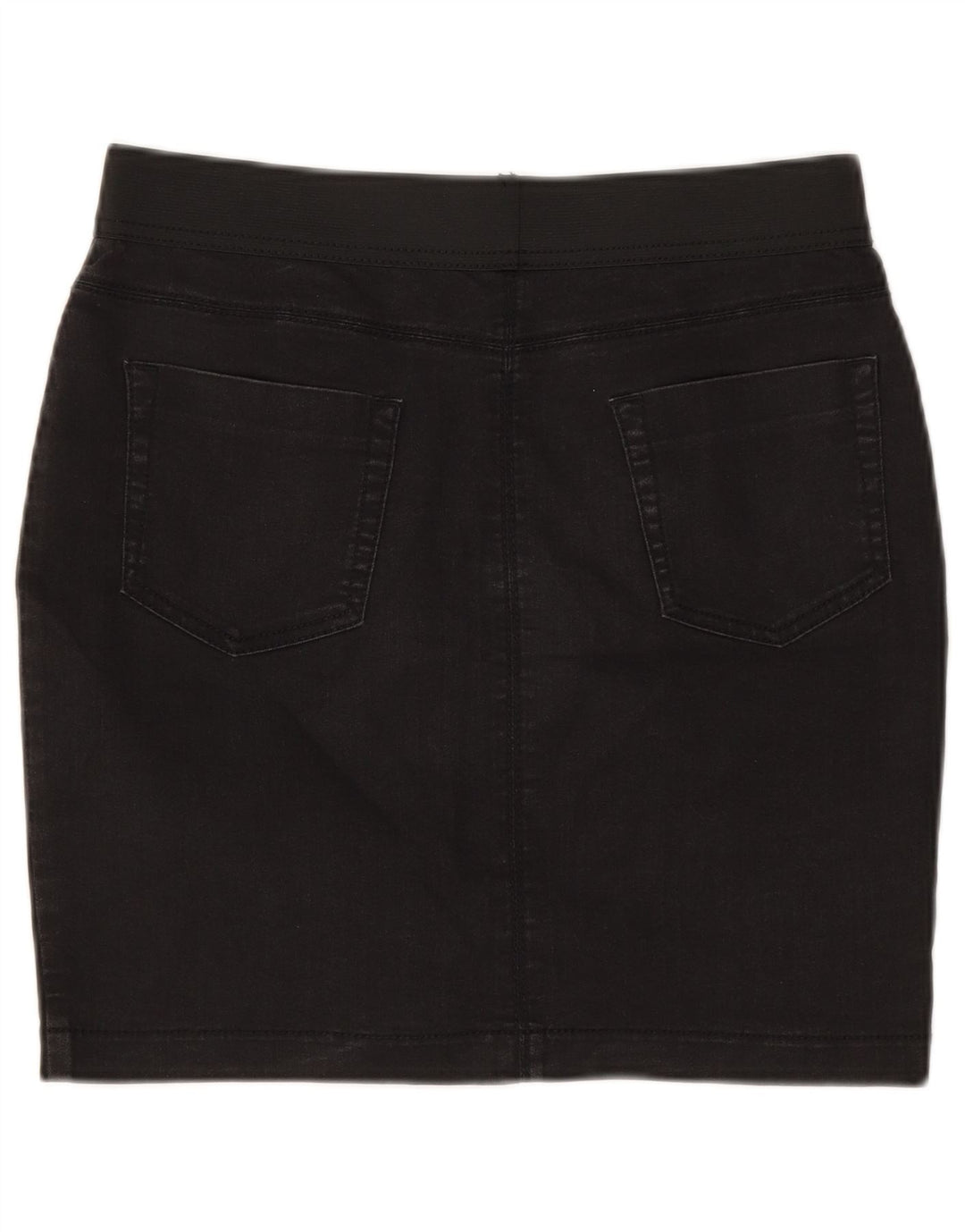Marks & Spencer Dame denimnederdel UK 10 Small W30 Black Bomuld