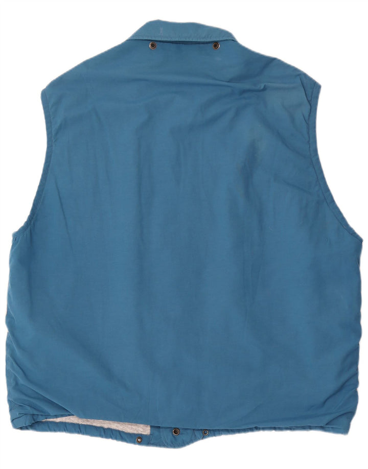 Carrera Herre Grafisk Gilet UK 42 XL Blå Colourblock Polyester