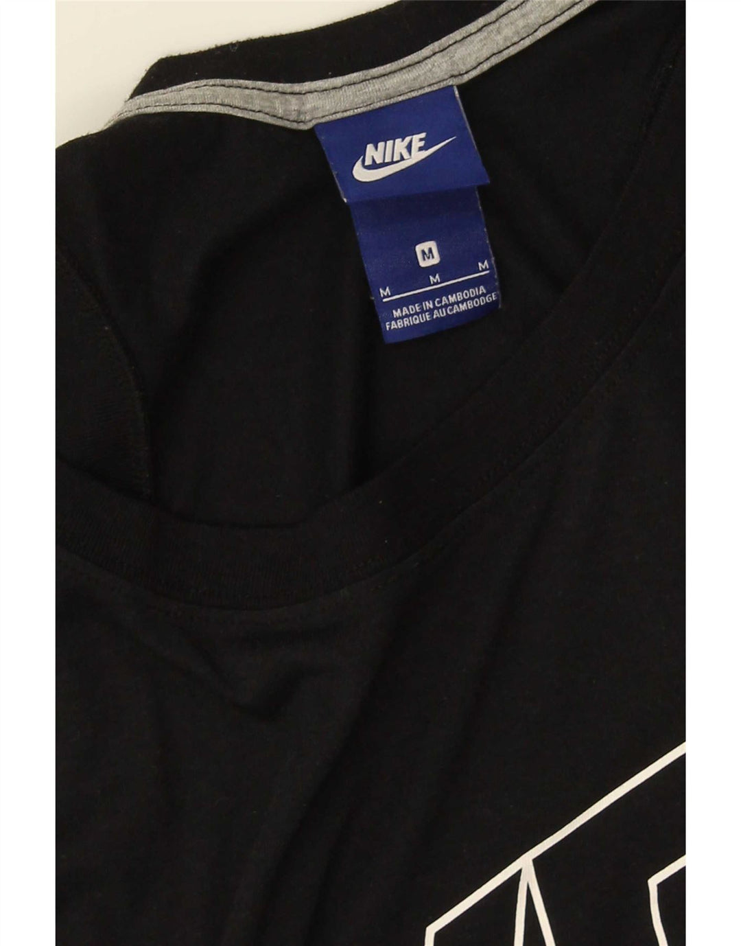Nike Dame Grafisk Vest Top UK 14 Medium Sort