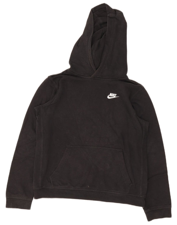 Nike Boys Hoodie Jumper 13-14 år XL Sort Bomuld