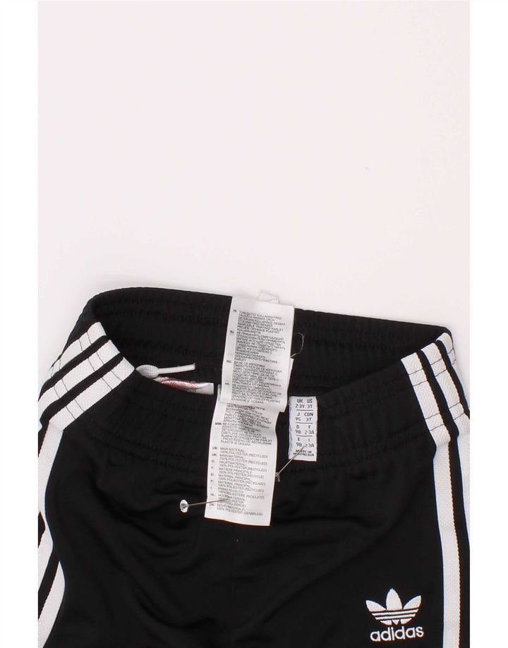 Adidas Drenge Træningsdragt Bukser Joggers 2-3 År Sort Polyester