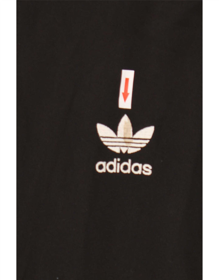 Adidas Træningsdragt til mænd Topjakke UK 36/38 Lille sort polyester