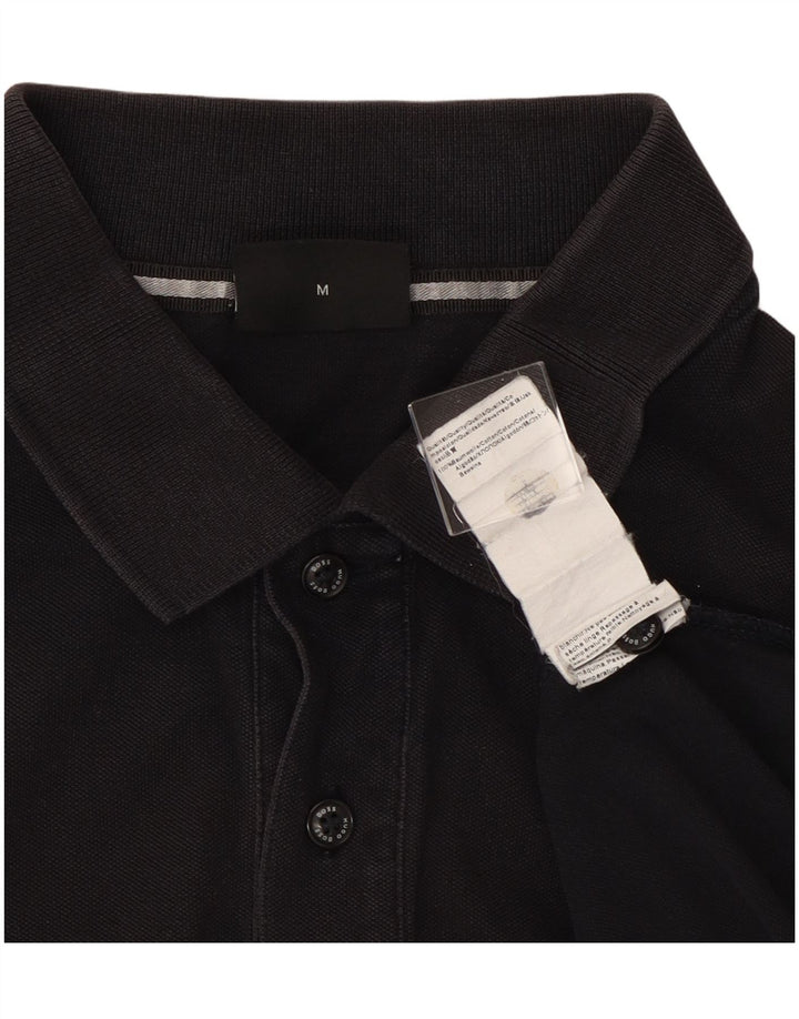 Hugo Boss Poloshirt til mænd Medium Sort Bomuld