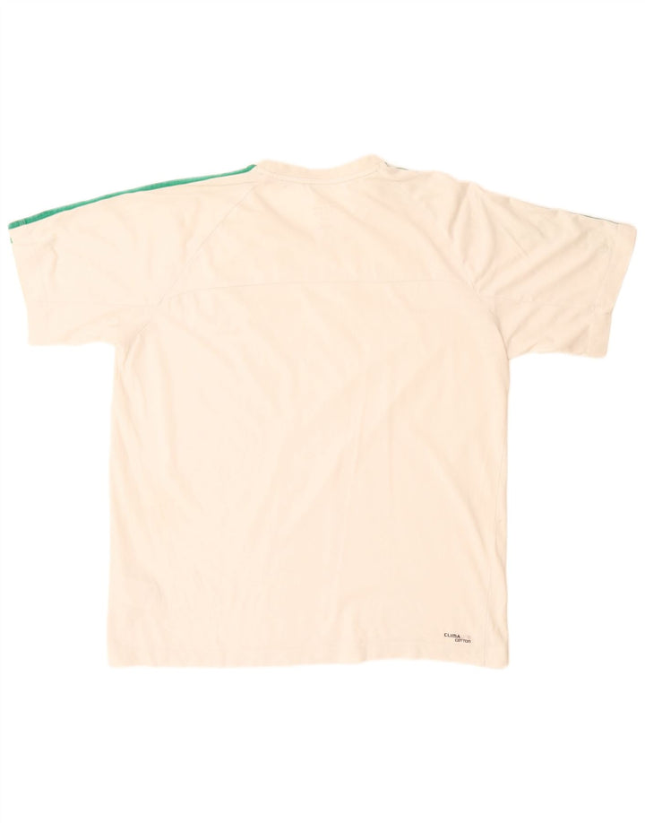 Adidas Herre T-Shirt Top Stor Hvid Bomuld