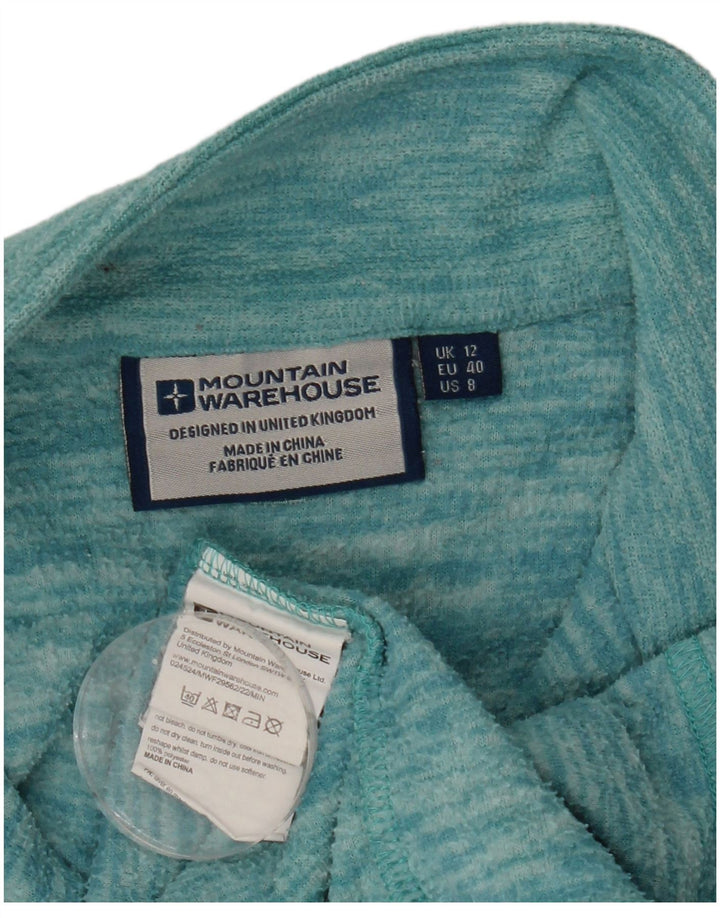 Mountain Warehouse Dame Fleece Jumper UK 12 Medium Turkis Flecked