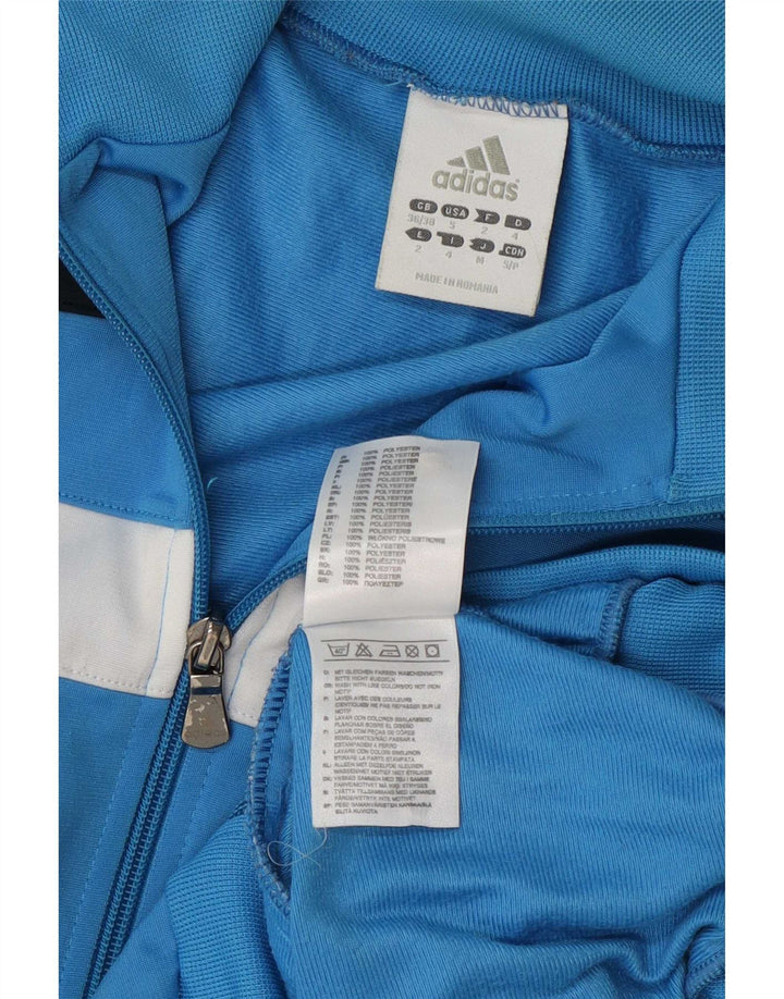 Adidas Træningsdragt til mænd Topjakke UK 36/38 Lille blå Colourblock Polyester