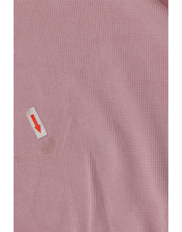 Zara Herre trøjetrøje med rund hals Medium Pink Bomuld
