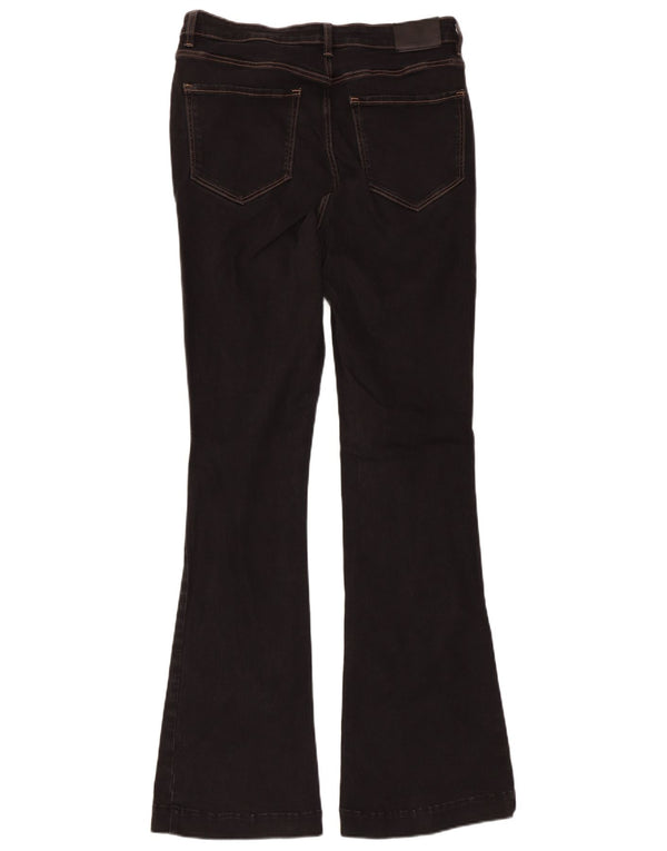 MASSIMO DUTTI Dame Bootcut Jeans EU 42 Large W32 L32 Sort Bomuld