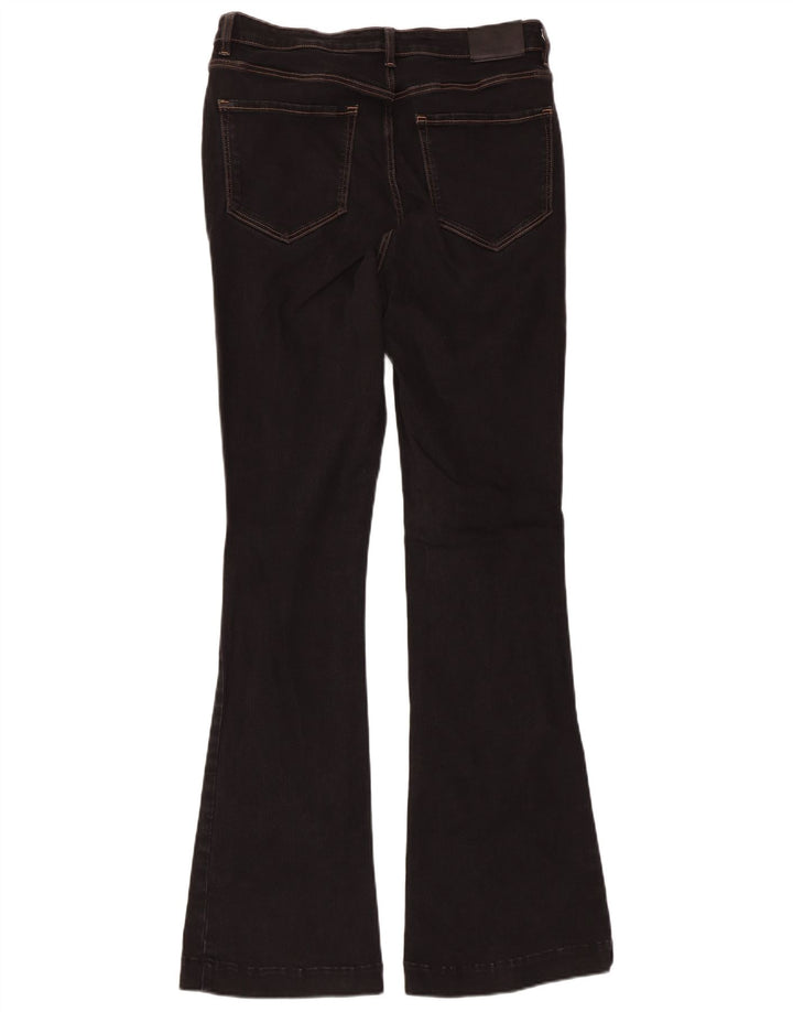 MASSIMO DUTTI Dame Bootcut Jeans EU 42 Large W32 L32 Sort Bomuld