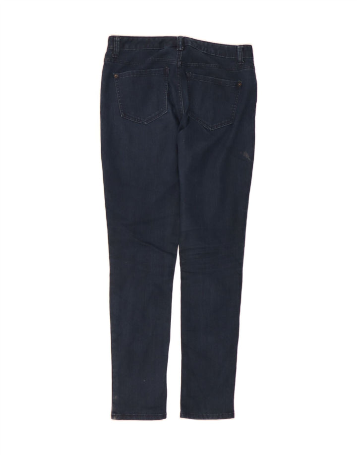 MOSSIMO Womens Skinny Jeans US 8 Medium W32 L32 Navy Blue Cotton Vintage Mossimo and Second-Hand Mossimo from Messina Hembry 