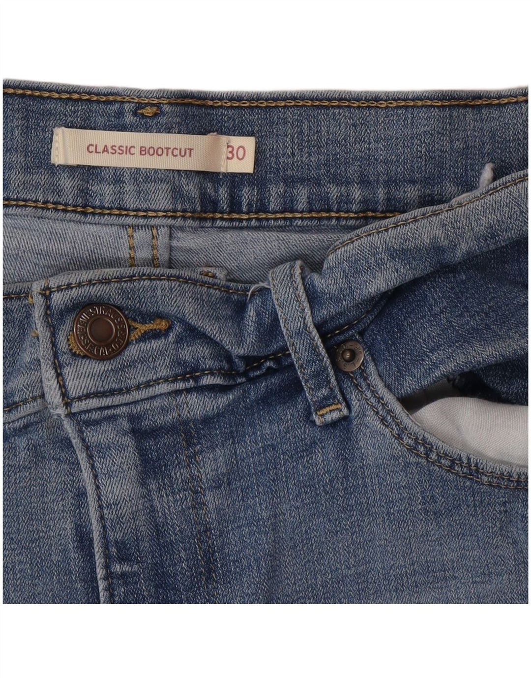 Levi's Classic Bootcut Jeans til kvinder W30 L33 Blå