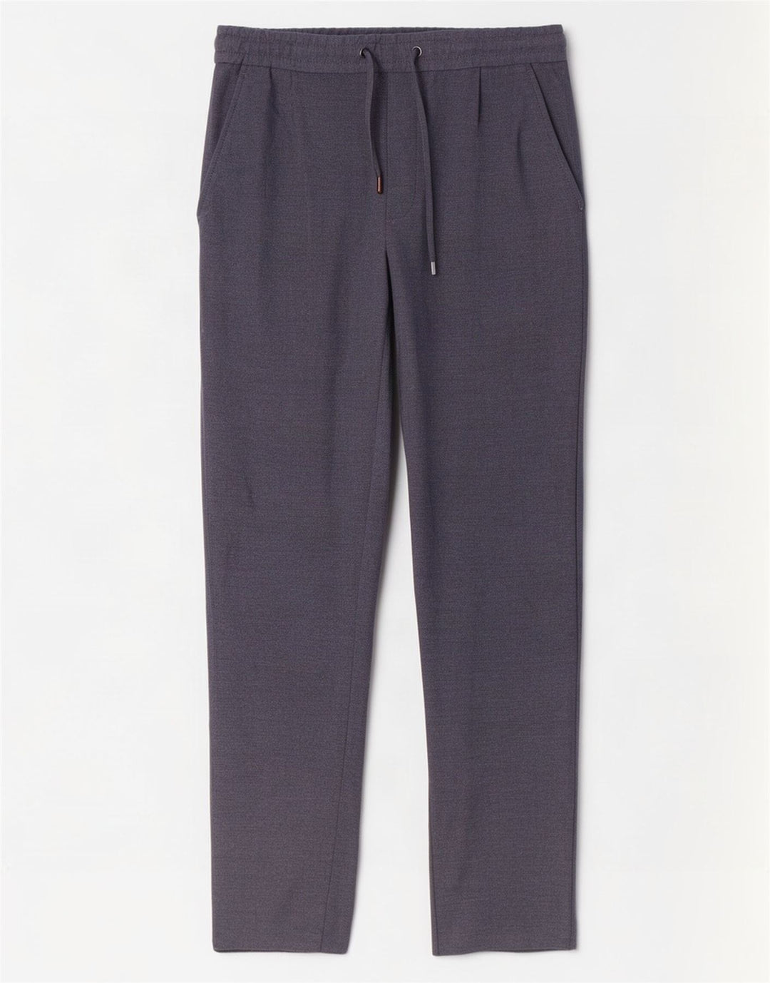 Zara Herre Slim Chino Bukser Small W30 L30 Navy Blue Polyester