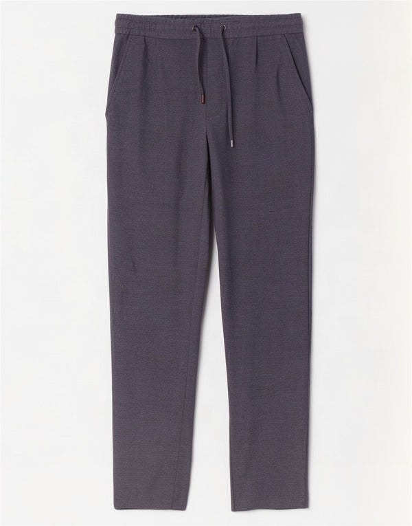 Zara Herre Slim Chino Bukser Small W30 L30 Navy Blue Polyester