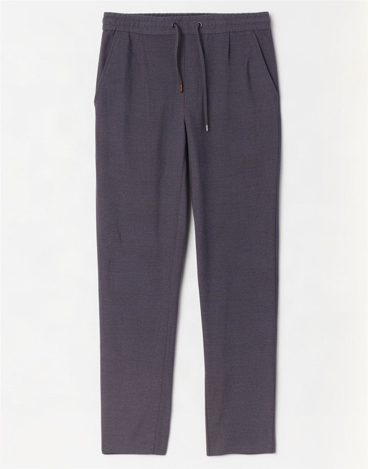 Zara Herre Slim Chino Bukser Small W30 L30 Navy Blue Polyester