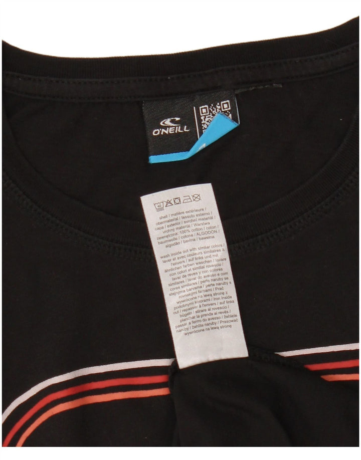 O'Neill Herre grafisk T-shirt Top Medium Sort Bomuld