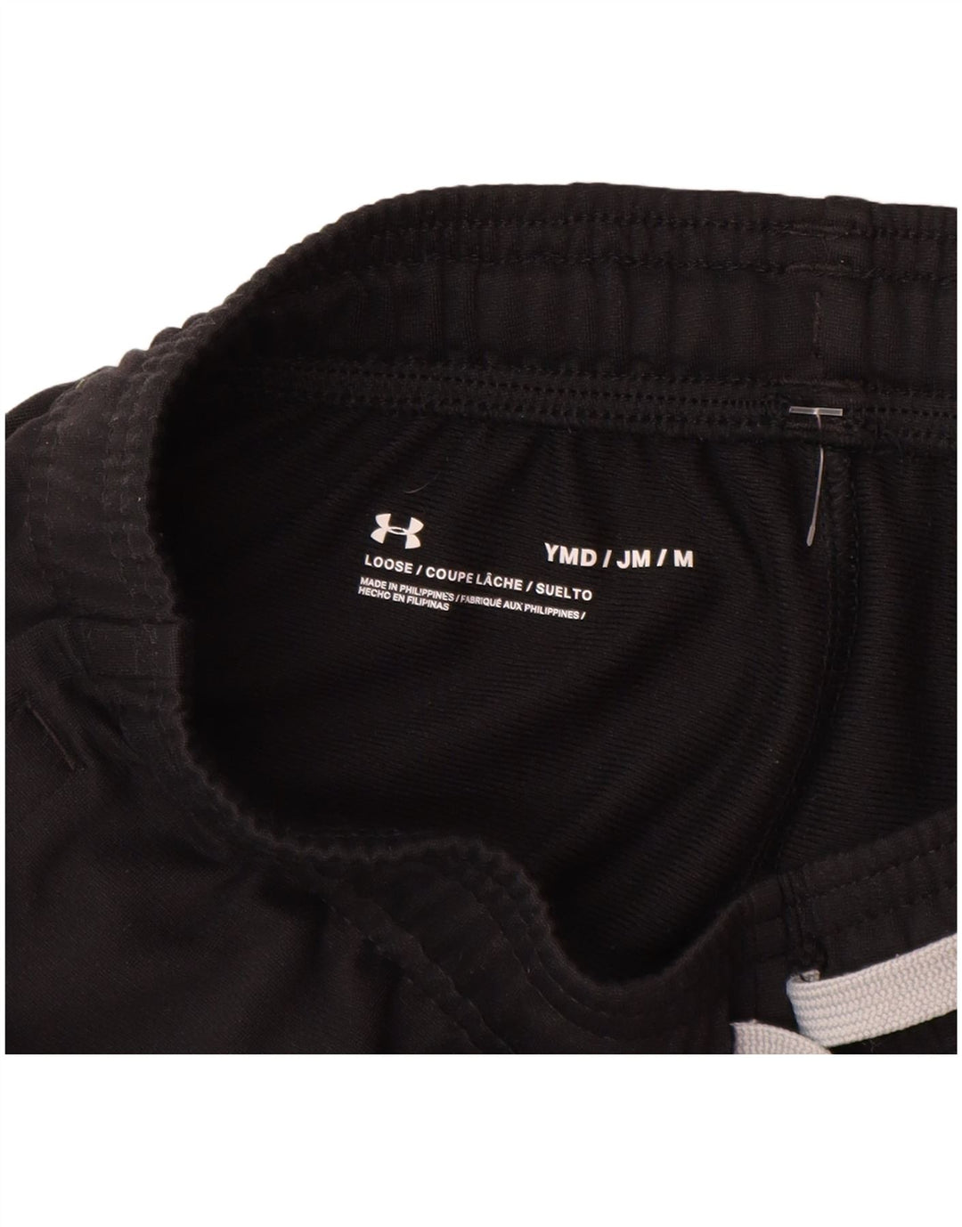 UNDER ARMOUR Girls Tracksuit Trousers Joggers 9-10 Years Medium  Black