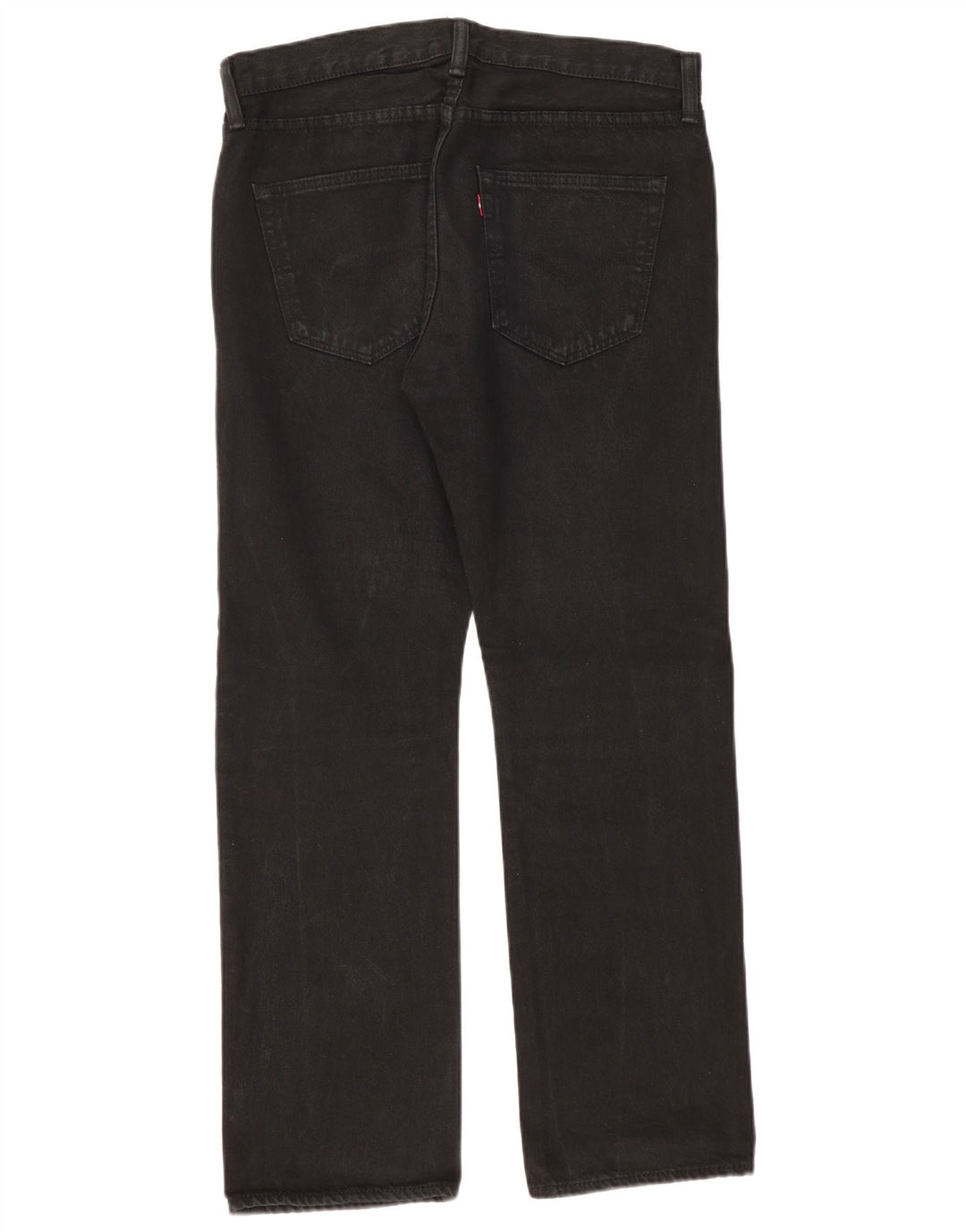 Levi's Straight Jeans til mænd W32 L30 Sort bomuld