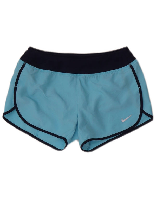 Nike piger Dri Fit sportsshorts 10-11 år Medium Blue Colourblock