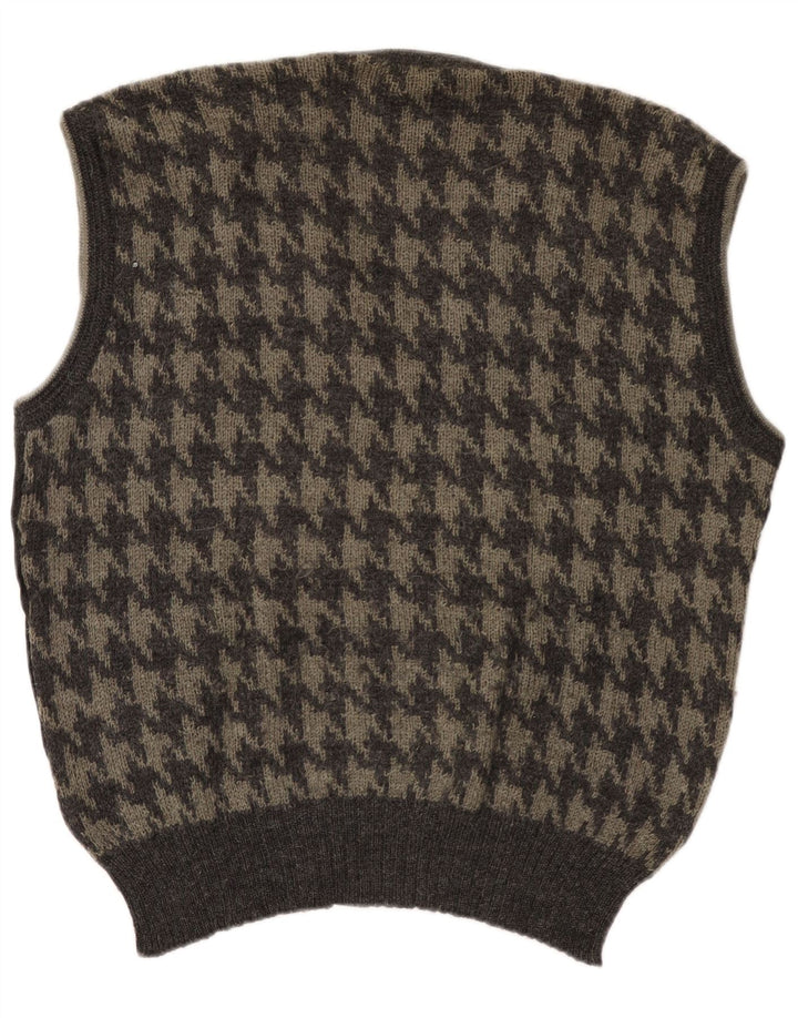 Vintage veste tanktop til mænd, stor grå hundetop
