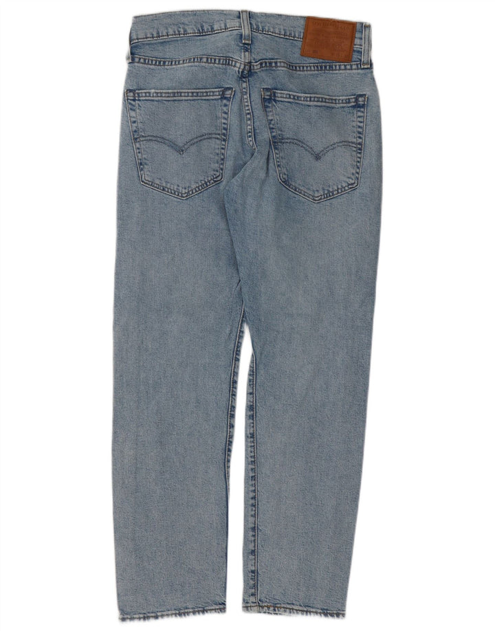 Levi's Herre 502 Distressed Tapered Jeans W30 L30 Blå Bomuld