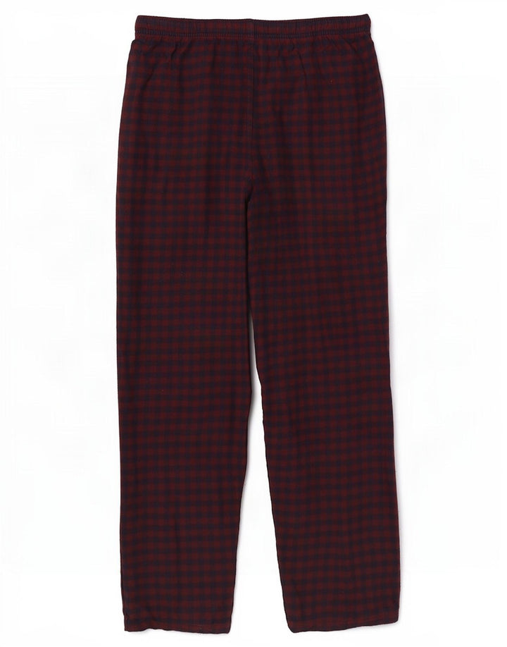 Marks & Spencer Herre Nattøj Træningsdragt Bukser Large Red Gingham Cotton