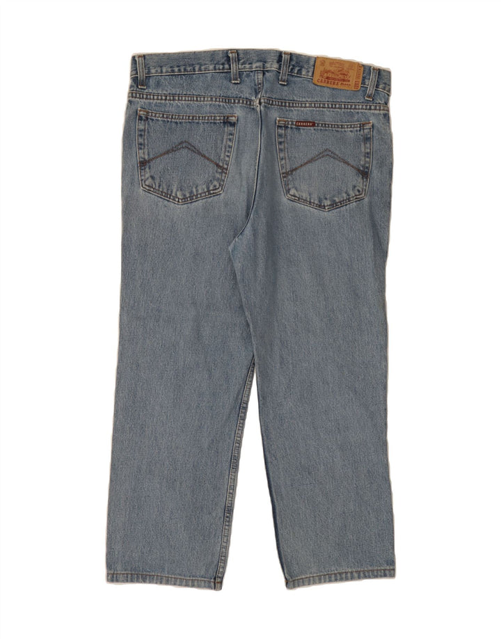 CARRERA Herre 700 Straight Jeans W38 L25 Blå Bomuld