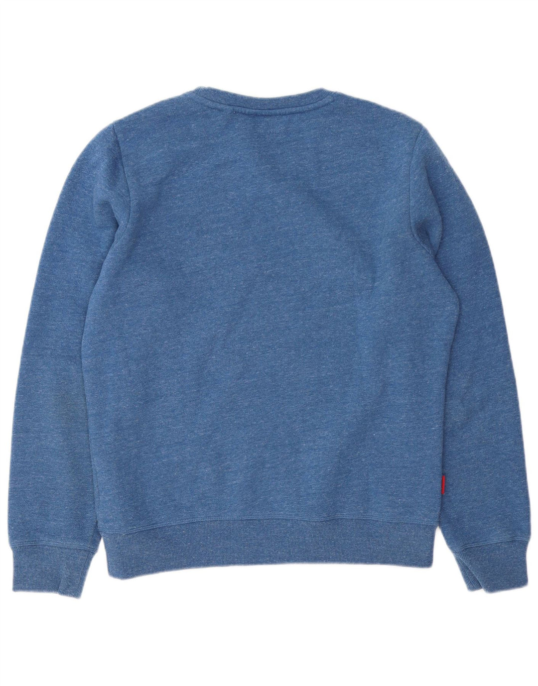 Superdry Sweatshirt-trøje til mænd, stor blåflettet bomuld