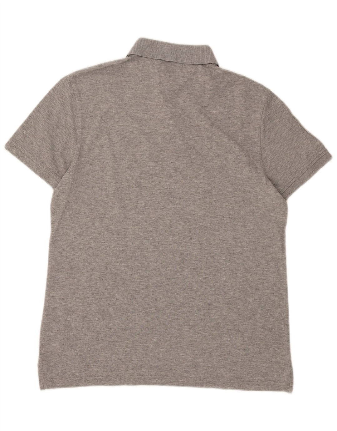 TOMMY HILFIGER Mens Polo Shirt Large Grey Cotton