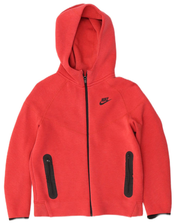 Nike Girls Regular Fit Fleece-hættetrøje med lynlås 12-13 år Large Pink
