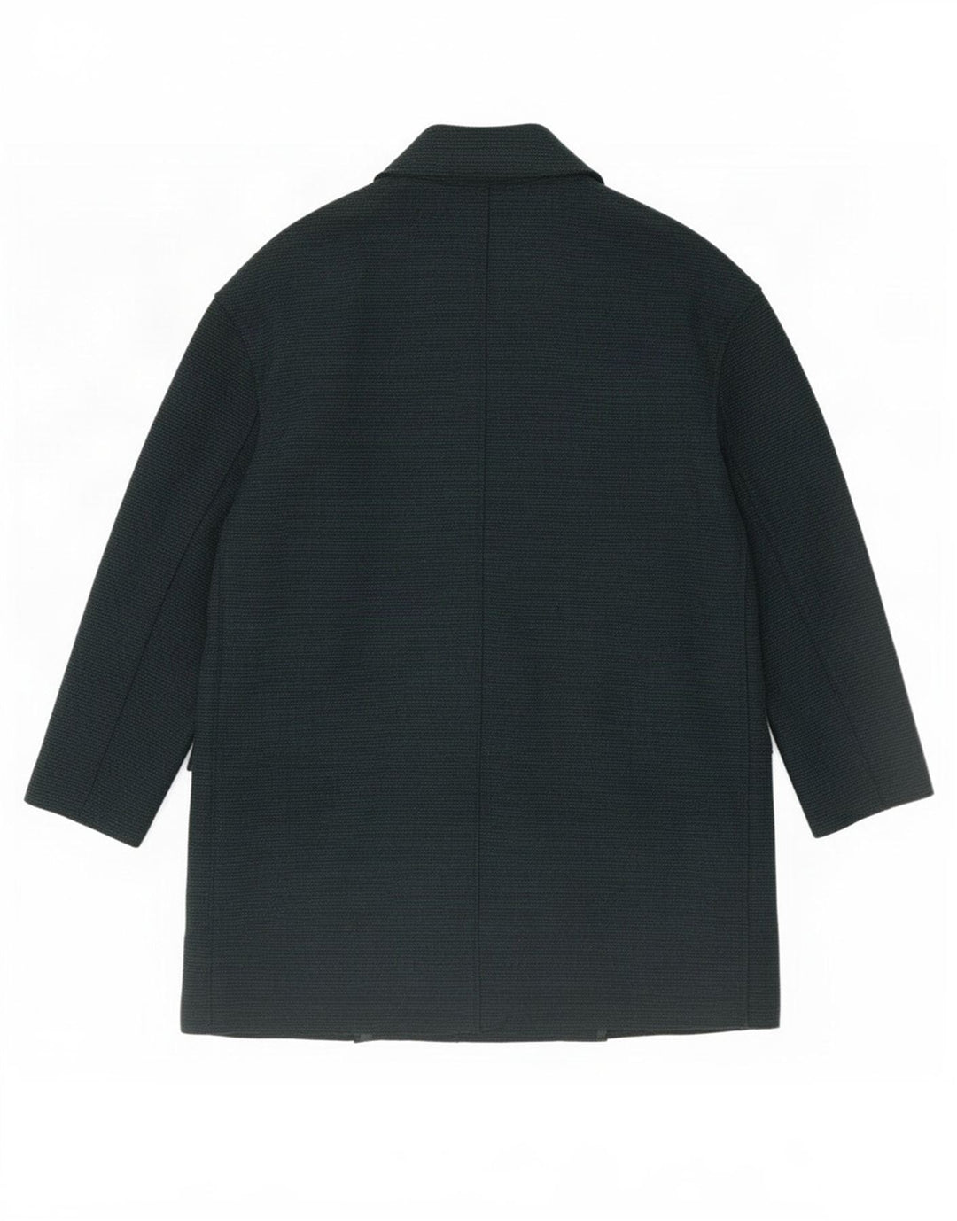 Zara Dame Oversized Dobbeltradet Frakke UK 4 XS Grøn Polyester