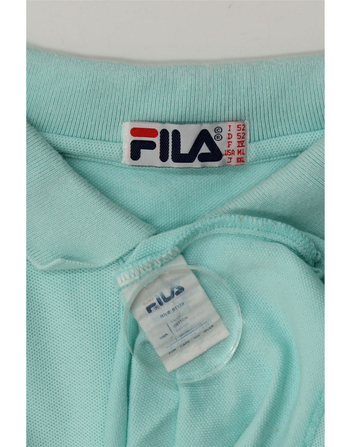Fila Poloskjorte til mænd IT 52 Stor Blå Bomuld
