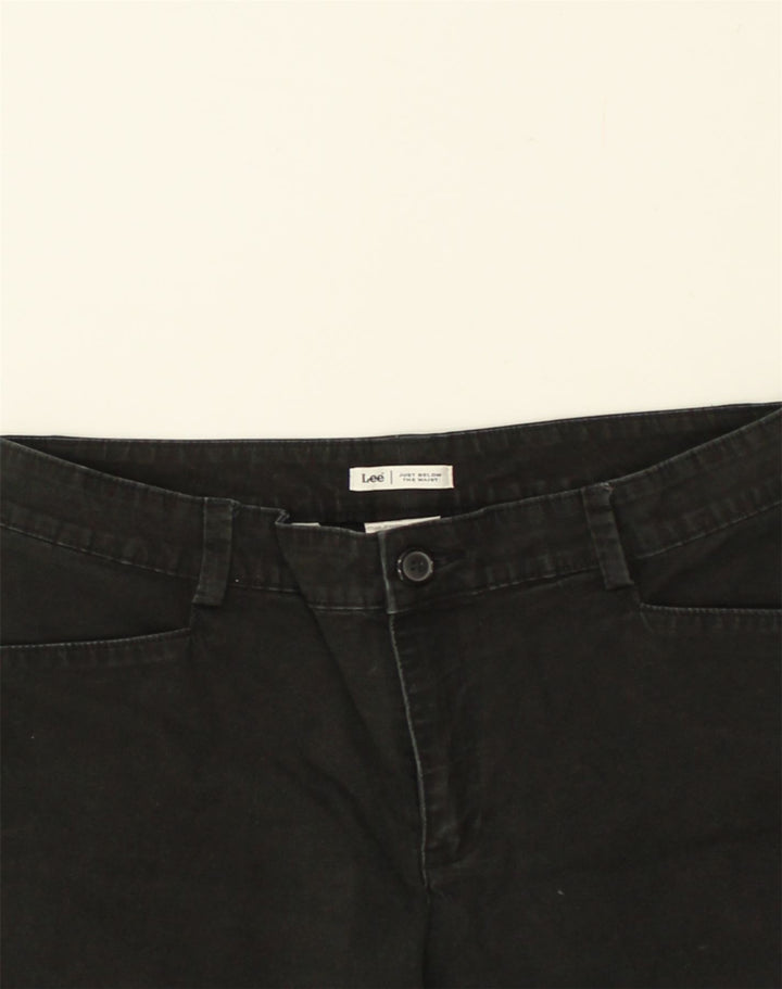 LEE Womens Capri Jeans W30 L19  Black Cotton | Vintage Lee | Thrift | Second-Hand Lee | Used Clothing | Messina Hembry 