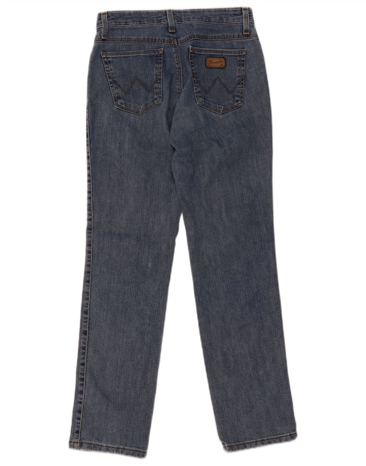 WRANGLER Lige jeans til kvinder W28 L28 blå bomuld