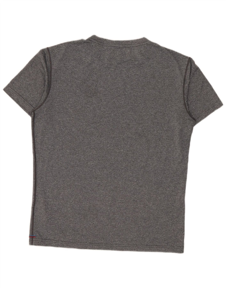 BERGHAUS Herre T-Shirt Top Lille Grå Flecked Polyester