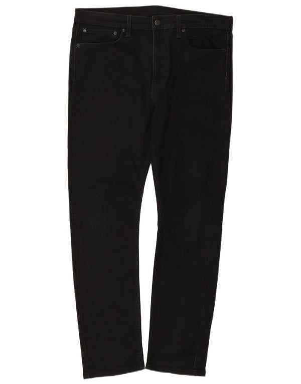 Levi's Slim Jeans til kvinder W36 L31 Sort bomuld