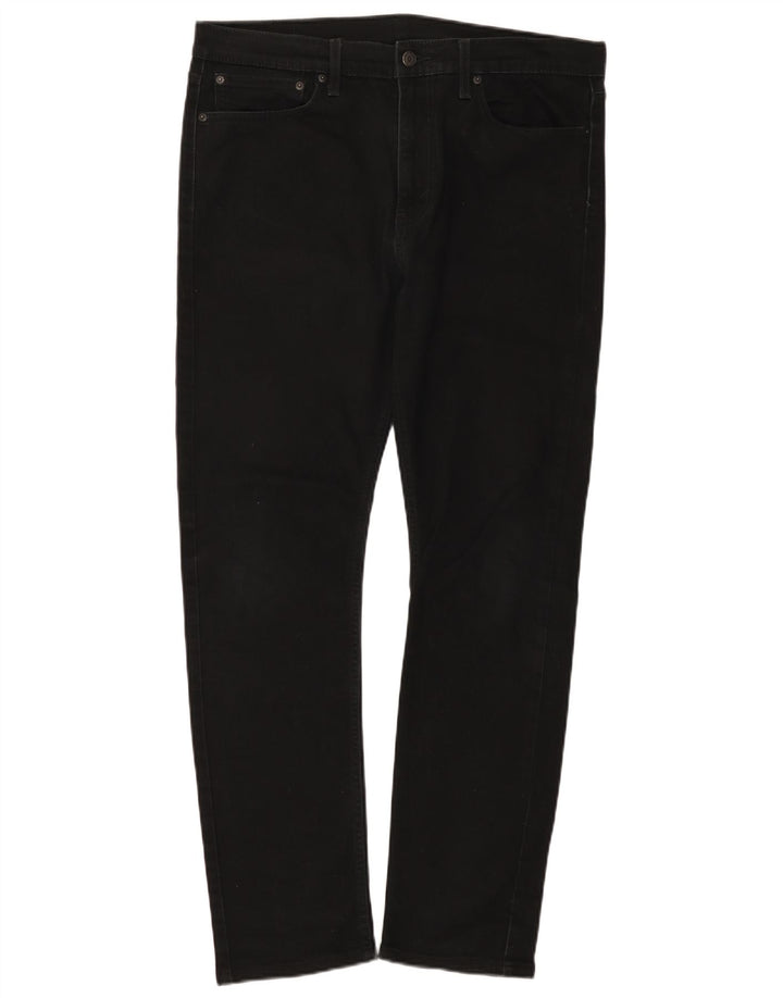 Levi's Slim Jeans til kvinder W36 L31 Sort bomuld