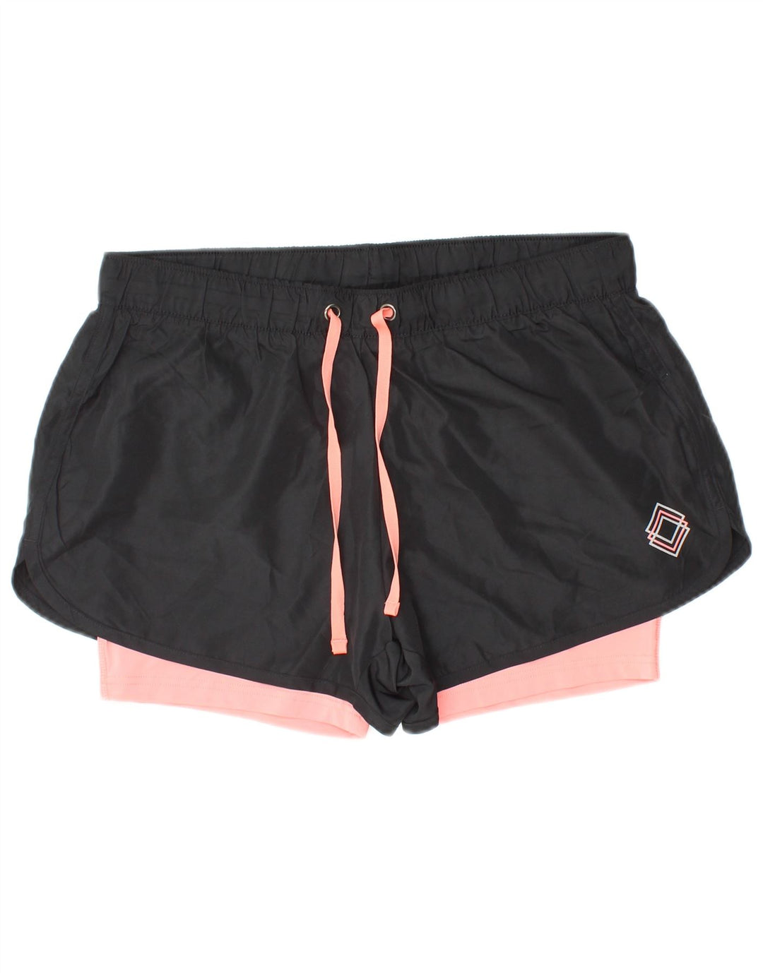 CRIVIT Sportshorts til kvinder UK 14/16 Medium Sort Colourblock Polyester