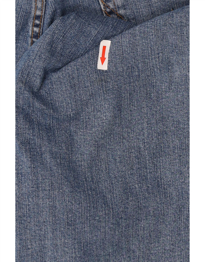 Wrangler Herre Texas Stretch Straight Jeans W36 L30 Blå Bomuld