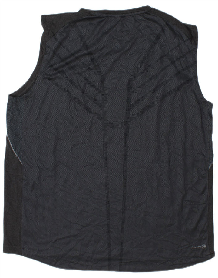 RUSSELL ATHLETIC Herre Dri-Power Vest Top UK 46/48 XL Grå Polyester