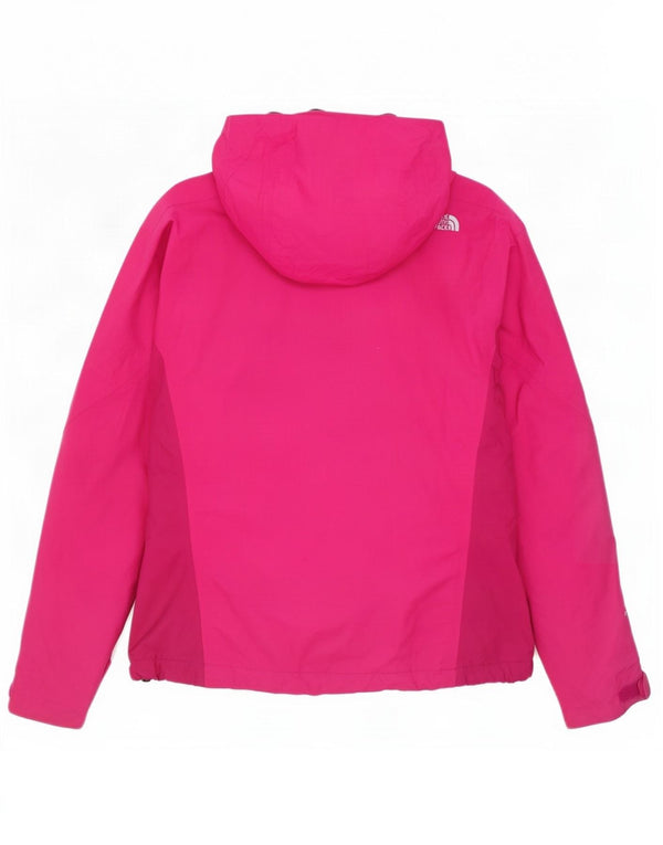 The North Face Dame Hyvent Regnjakke med hætte UK 14 Medium Pink Polyester