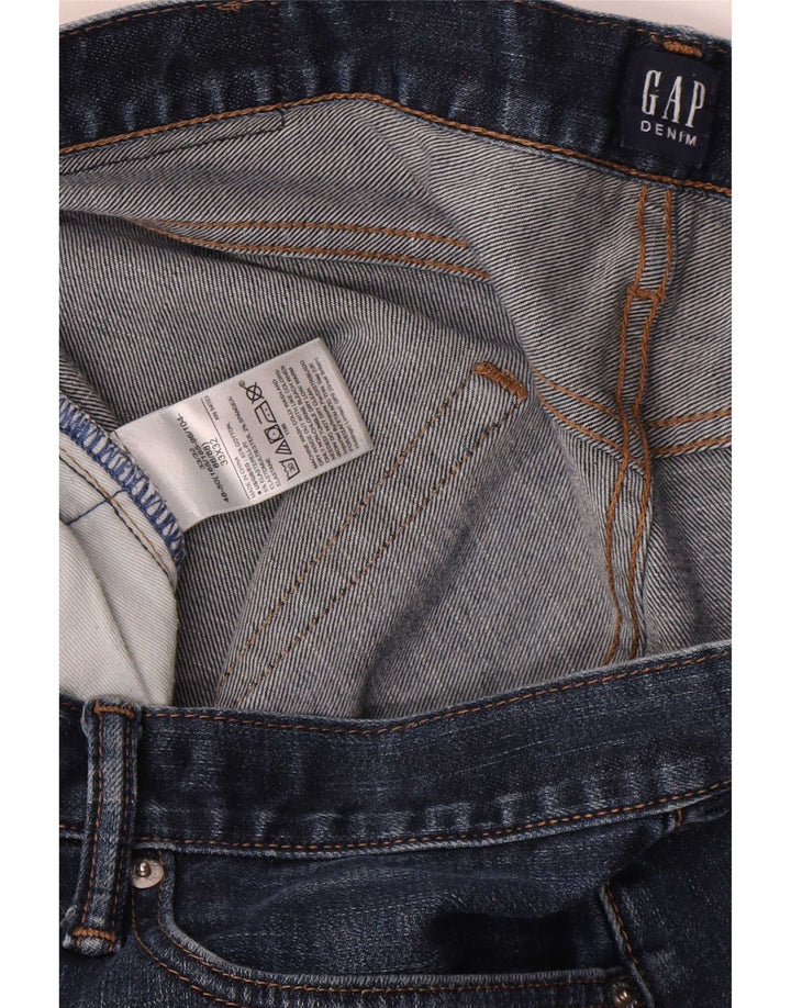 Gap Straight Jeans til mænd W33 L32 Blå Bomuld