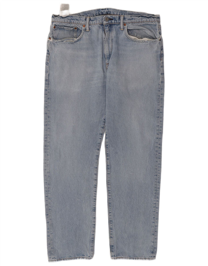 Levi's Herre 502 tilspidsede jeans W36 L32 blå bomuld