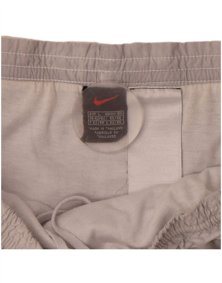NIKE Sportshorts til mænd UK 42/44 Large Grå Nylon