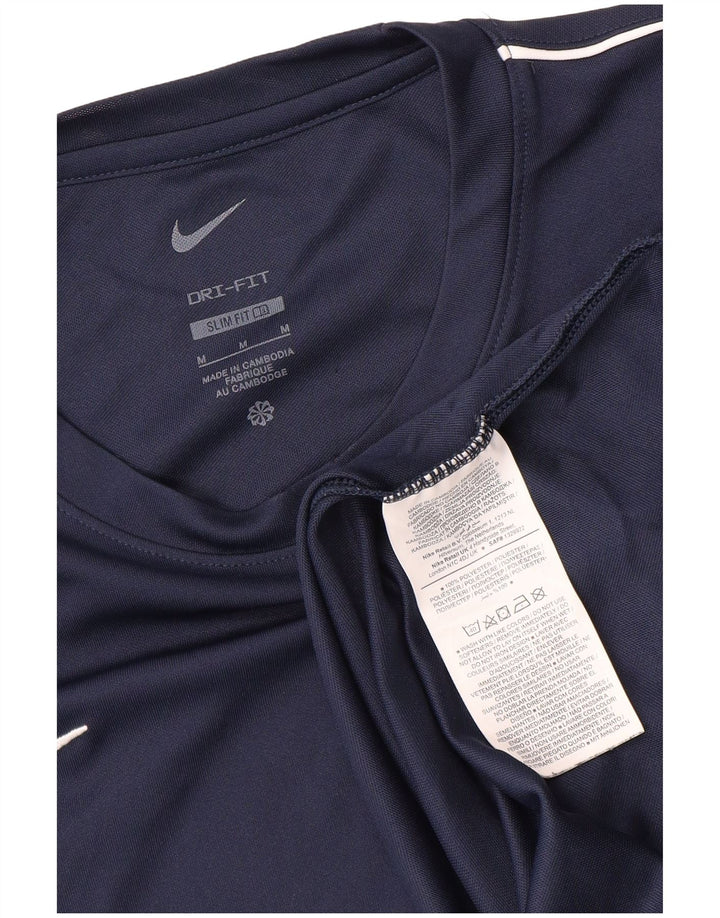 Nike Herre Washington Slim Fit Grafisk T-shirt Top Medium Navy Blue