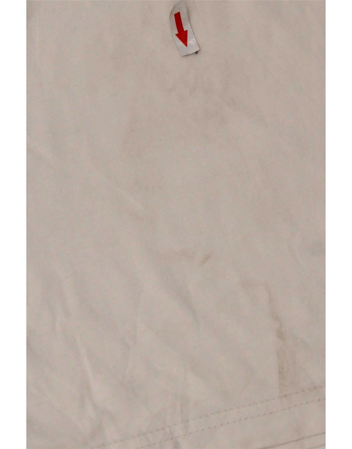 Adidas Grafisk T-shirt top til mænd Medium hvid bomuld