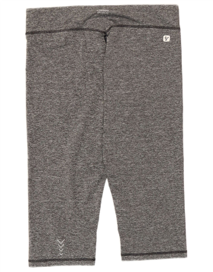 Freddy Dame Capri Træningsdragt Bukser UK 14 Large Grå Flecked Polyester