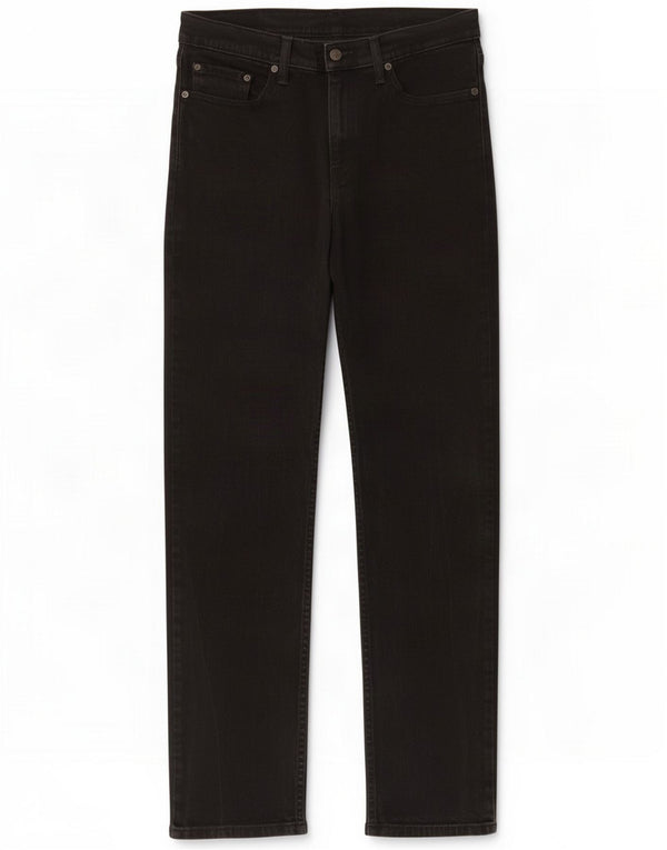 Levi's Straight Jeans til mænd W32 L32 Sort Bomuld