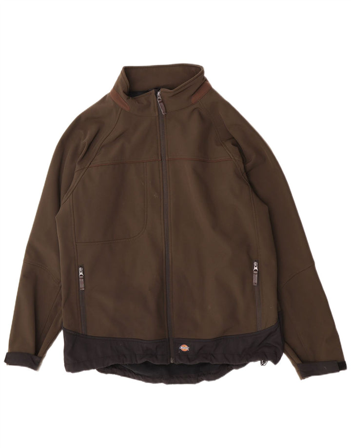 Dickies Herre Windbreaker Jacket UK 46 3XL Khaki Colourblock Polyester