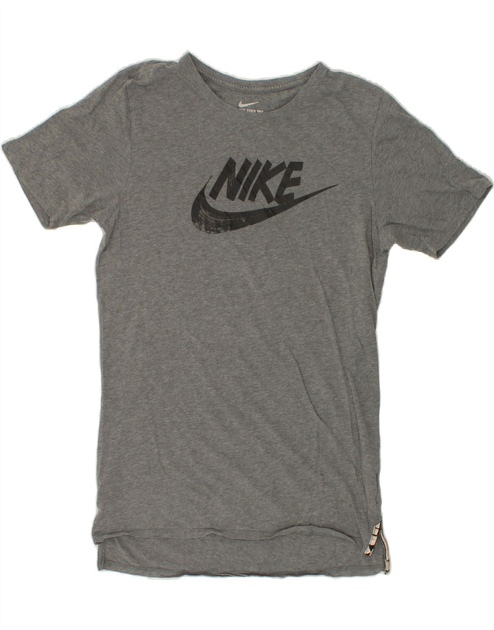 NIKE Mens Graphic T-Shirt Top Small Grey Cotton Vintage Nike and Second-Hand Nike from Messina Hembry 