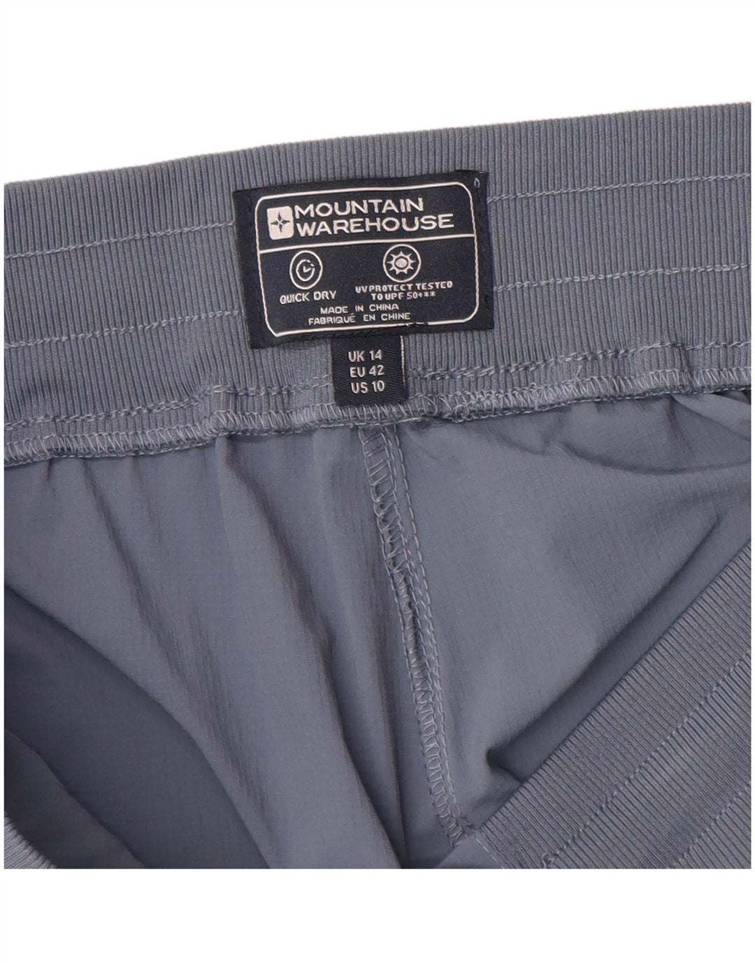 Mountain Warehouse Dame Capri Bukser UK 14 Large W32 L23 Blå Polyamid